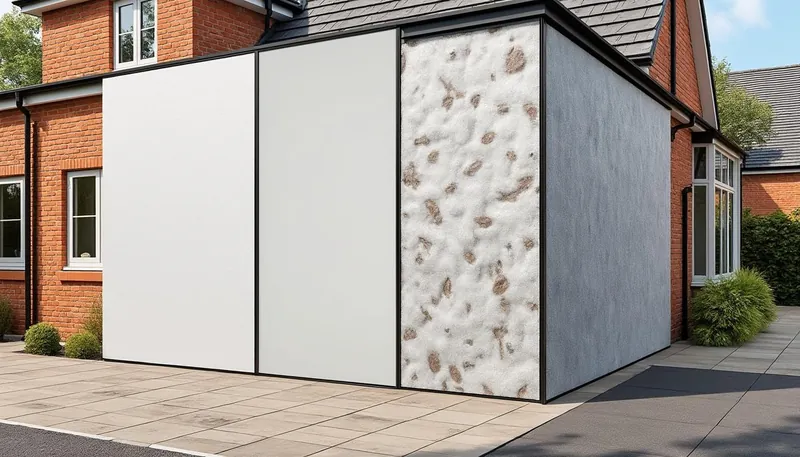 What are the main types of foam insulation used in UK homes?