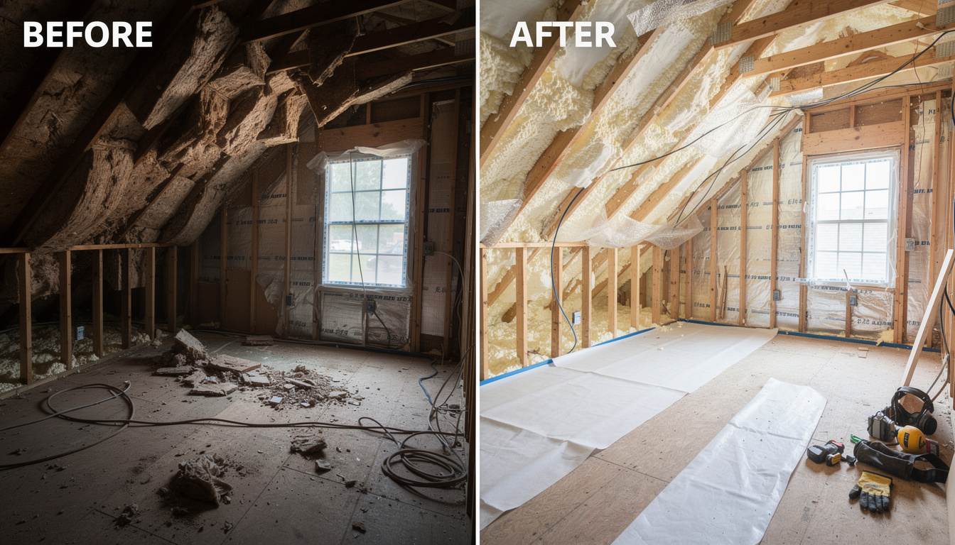 learn how installers properly prepare surfaces before applying spray foam insulation to ensure effective adhesion and optimal results.