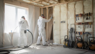 learn how installers properly prepare the area before spraying foam to ensure effective insulation and a clean, safe application process.